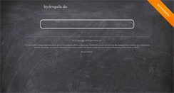 Desktop Screenshot of hydrogele.de
